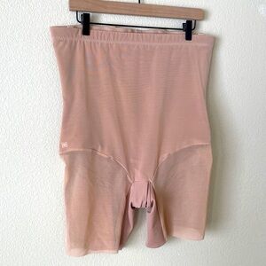 NWOT Honeylove SuperPower Short High Waist Shorts 3X Nude Beige Shapewear